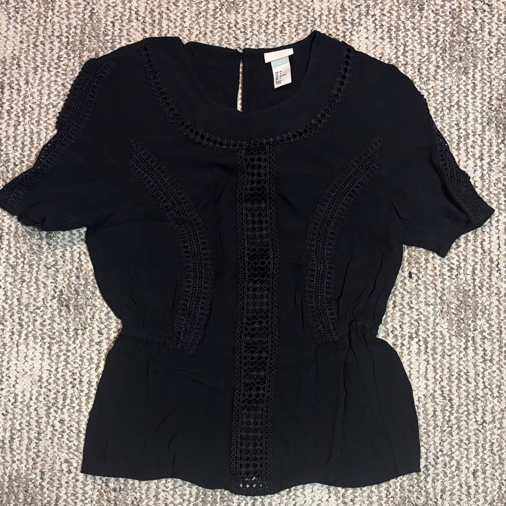 Elegant Black Women's Top
